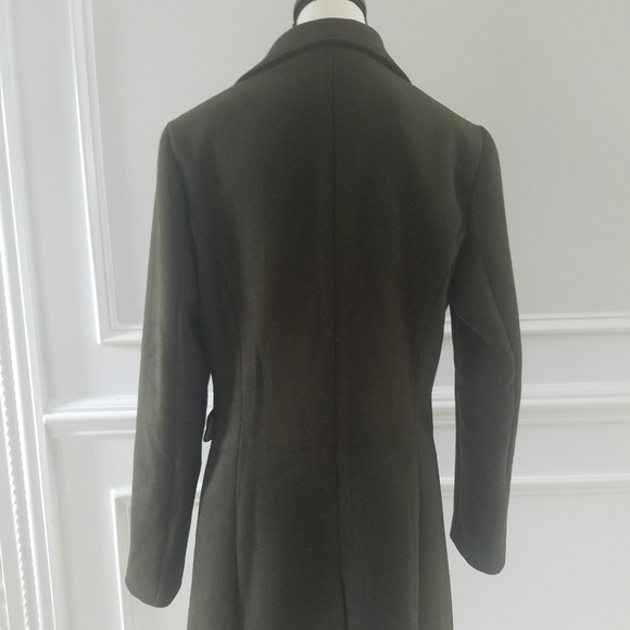 Wool Blend Double Breasted Peacoat. - Picture 5 of 7